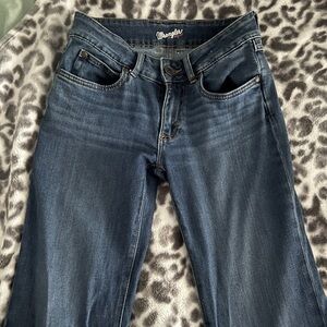 Wrangler Blue Straight Leg Jeans Classic Style